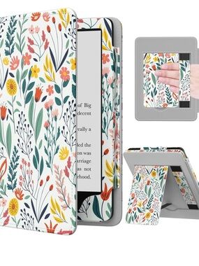 CoBak Case for Kindle Paperwhite (6.8”-7”) Mint Floral